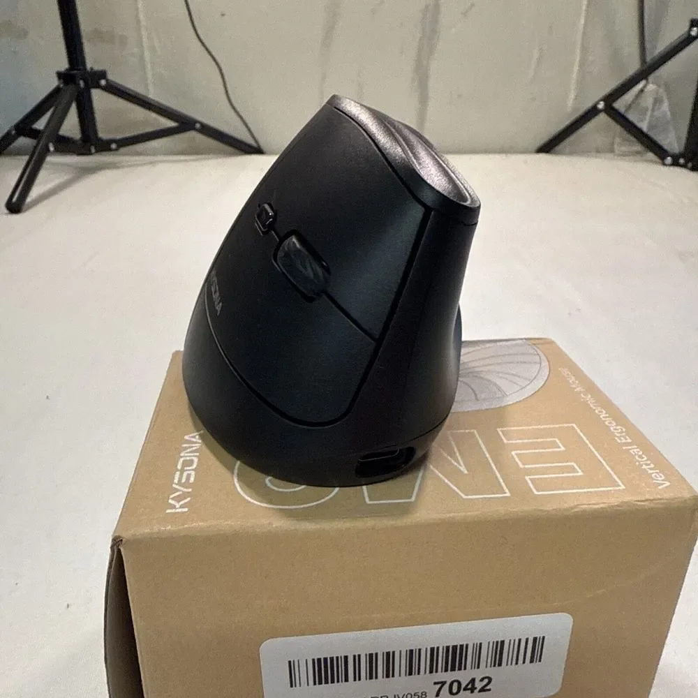 KYSONA 57° Ergonomic Wireless Tower Mouse Vertical Quiet Ergo Mouse New Open Box